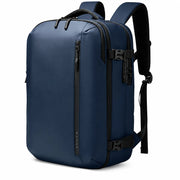 Sac à dos ordinateur de voyage Le Séjour bleu marine, vue de trois quarts