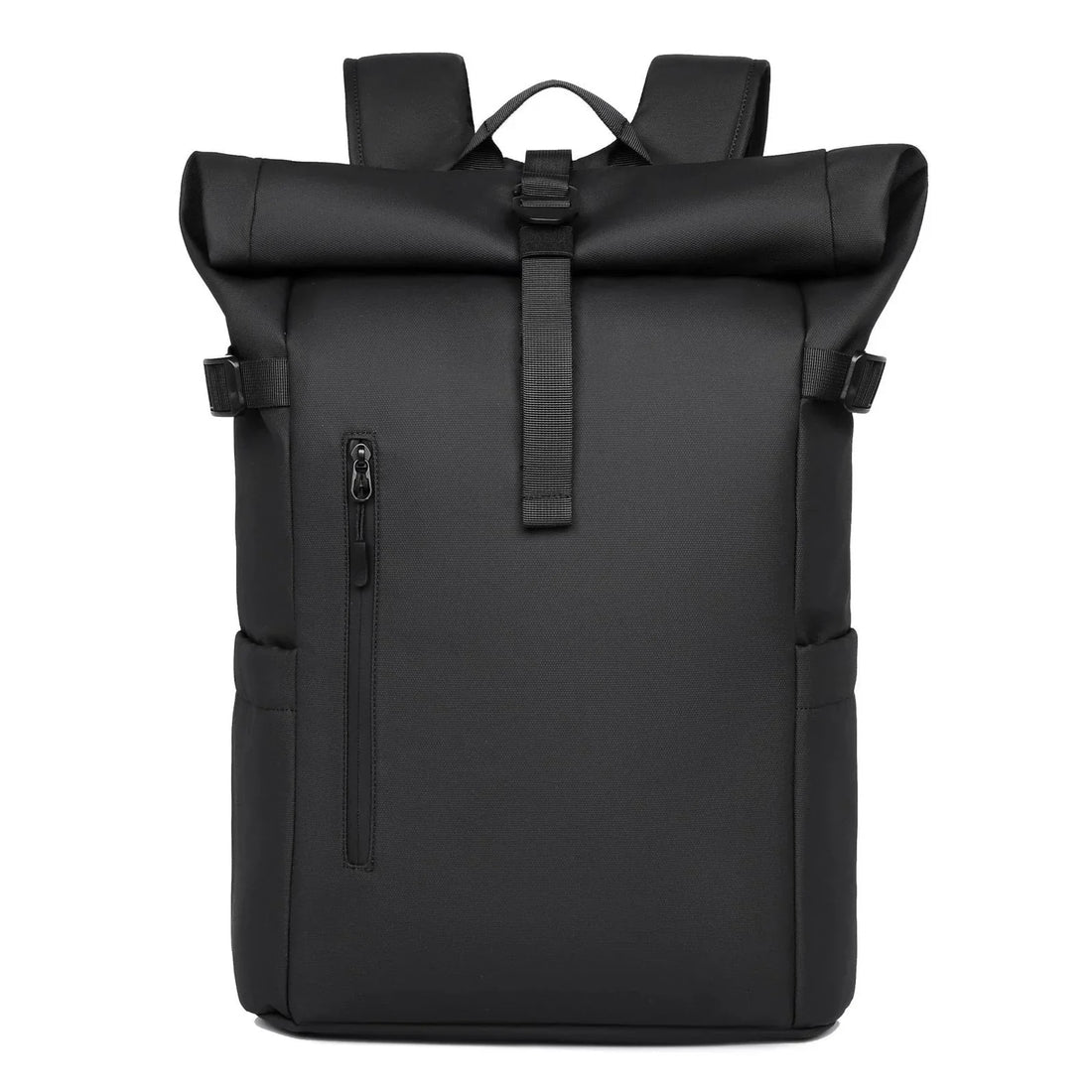 Sac à dos ordinateur Roll Top noir 16 pouces