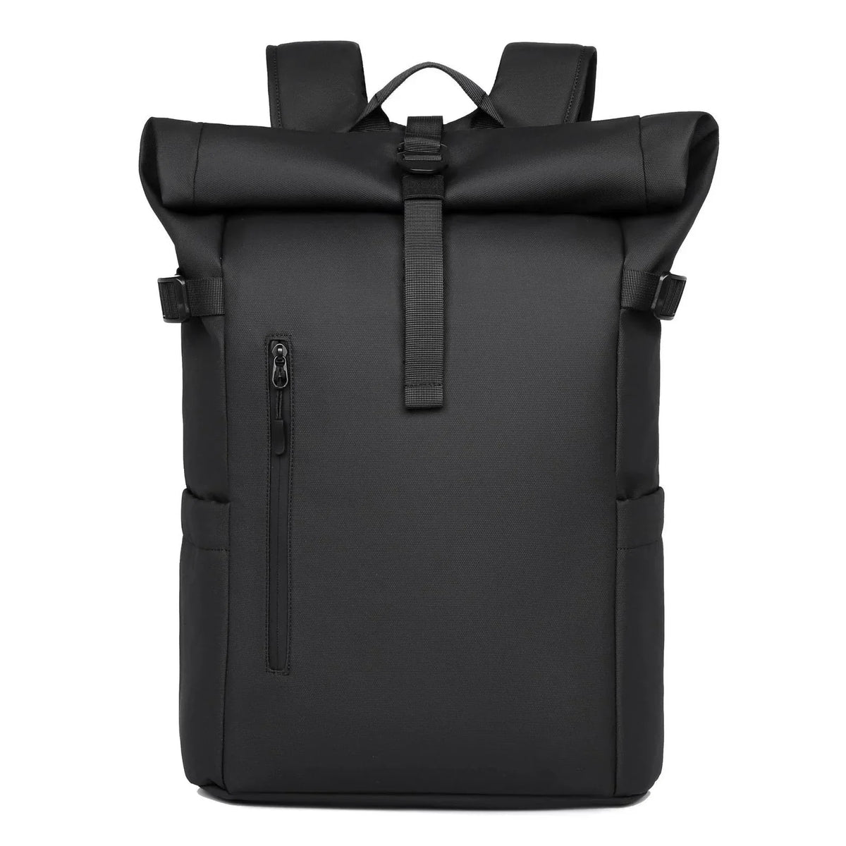 Sac à dos ordinateur Roll Top noir 16 pouces