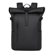 Sac à dos ordinateur Roll Top noir 16 pouces