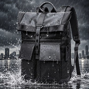 Matière déperlante du sac à dos ordinateur Le Business noir