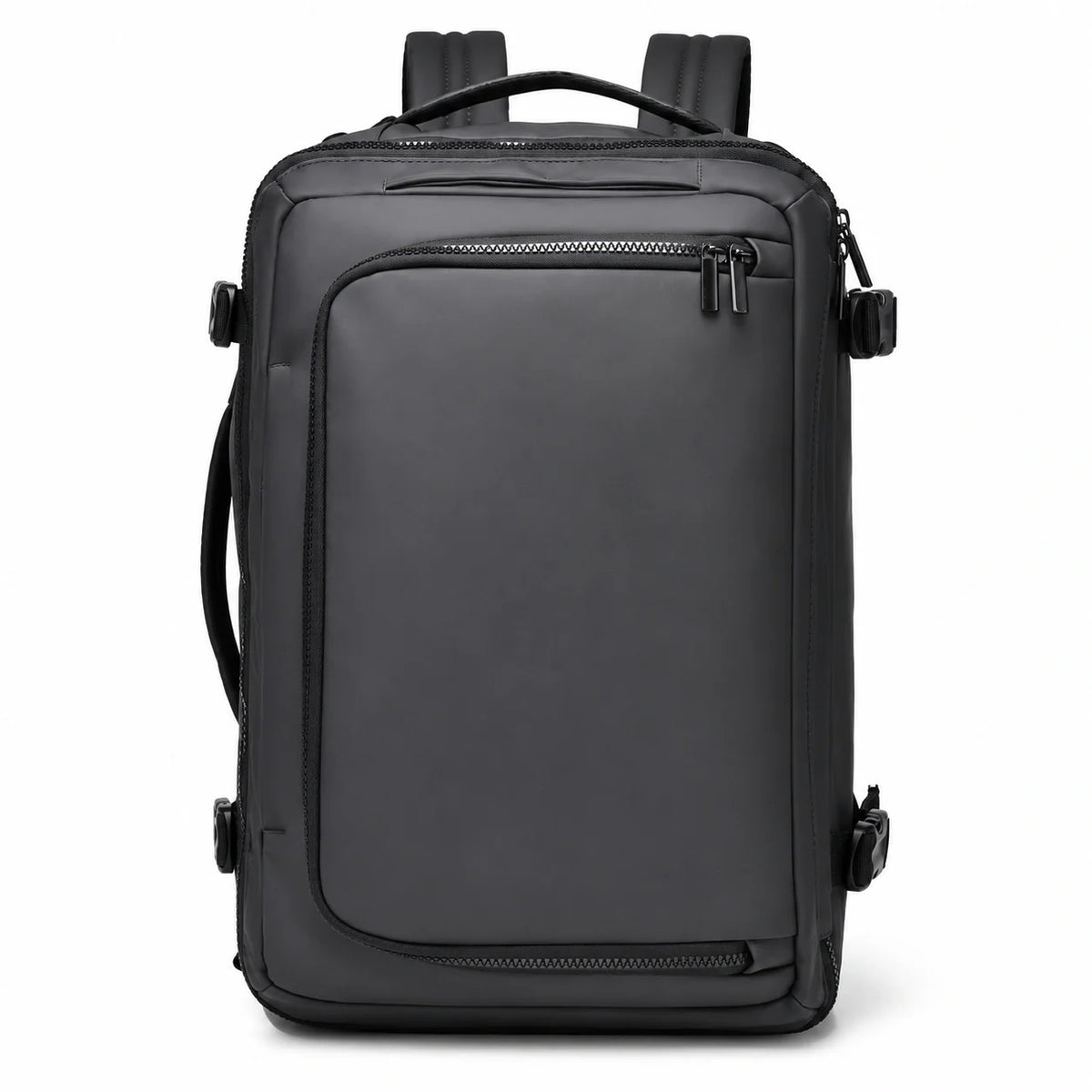Sac ordinateur convertible Le Transit 3-en-1 noir, vue de face