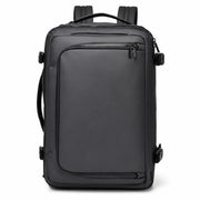 Sac ordinateur convertible Le Transit 3-en-1 noir, vue de face