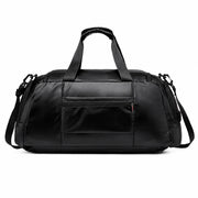 Sac de voyage ordinateur Le Voyage noir, vue de face, poche avant zippée
